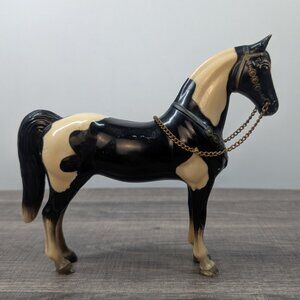 Vintage‎ 1960's Breyer Western Pony in Black with Reigns Collectible Deadstock
